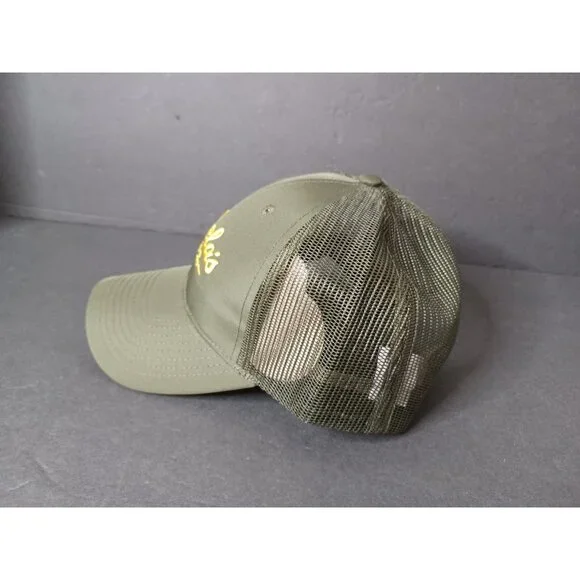 Cabelas Club Baseball Hat Cap Green Adjustable Snapback Mesh Back Green NEW - Picture 2 of 5